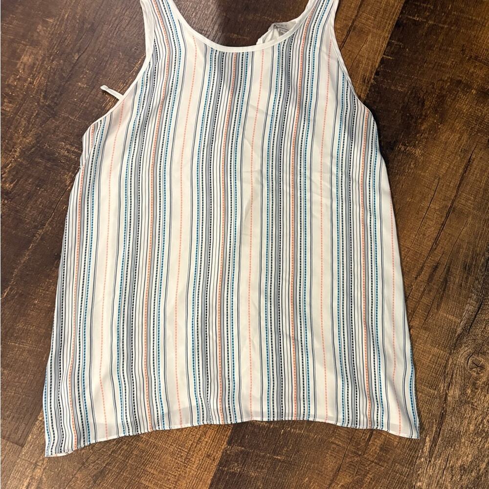 LOFT Multicolor Striped Tank Top